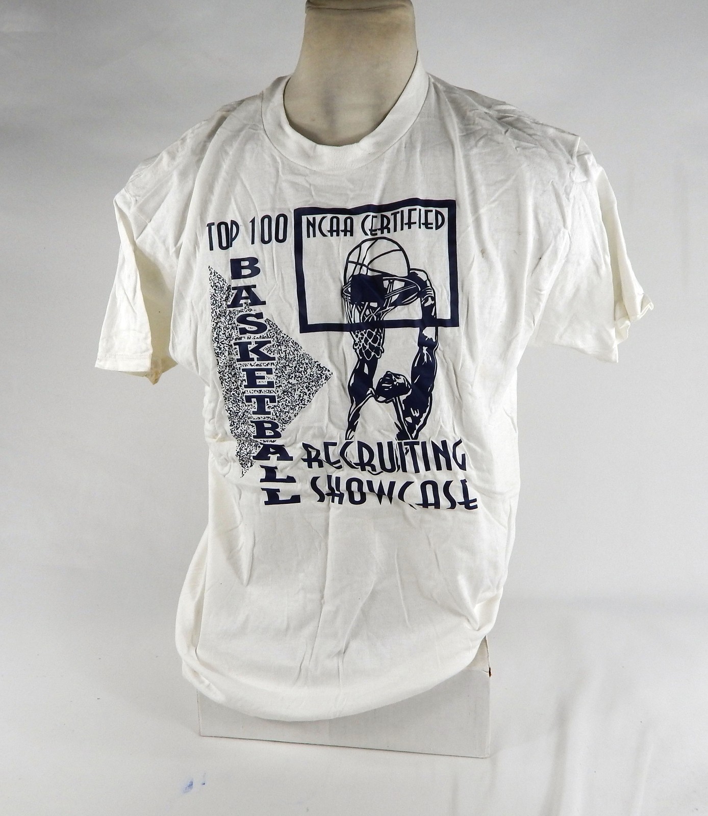 Top 100 NCAA Recruiting Showcase #3 Team Issued White T-Shirt XL DP68287