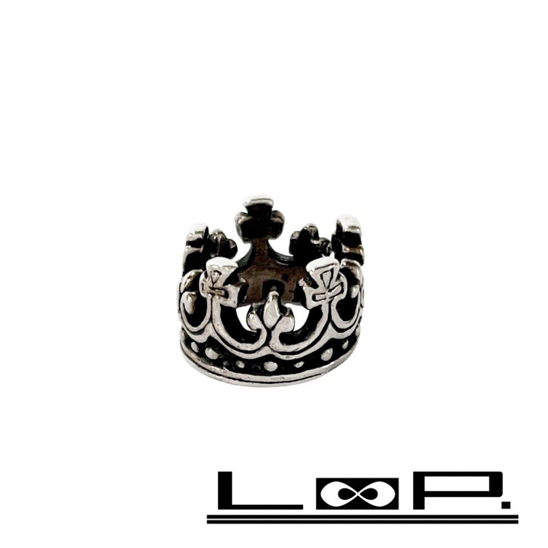 Royal Order Crown Pendant Top Charm SV925 Silver 48166611 Used LOOP-0