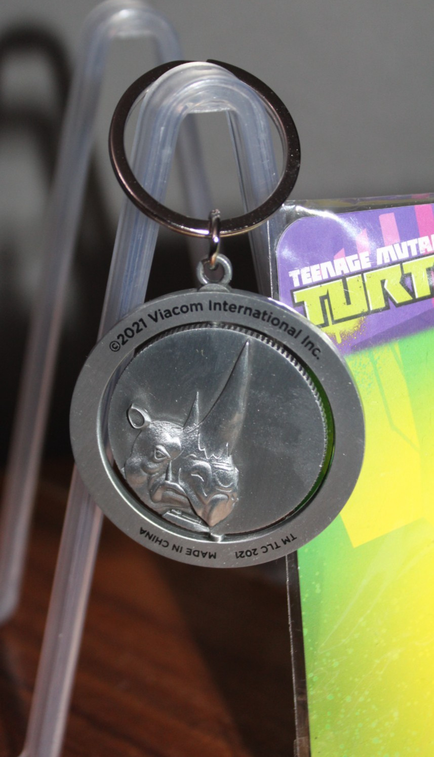 Lootcrate Teenage Mutant Ninja Turtles Bebop And Rocksteady Spin Keychain 2021