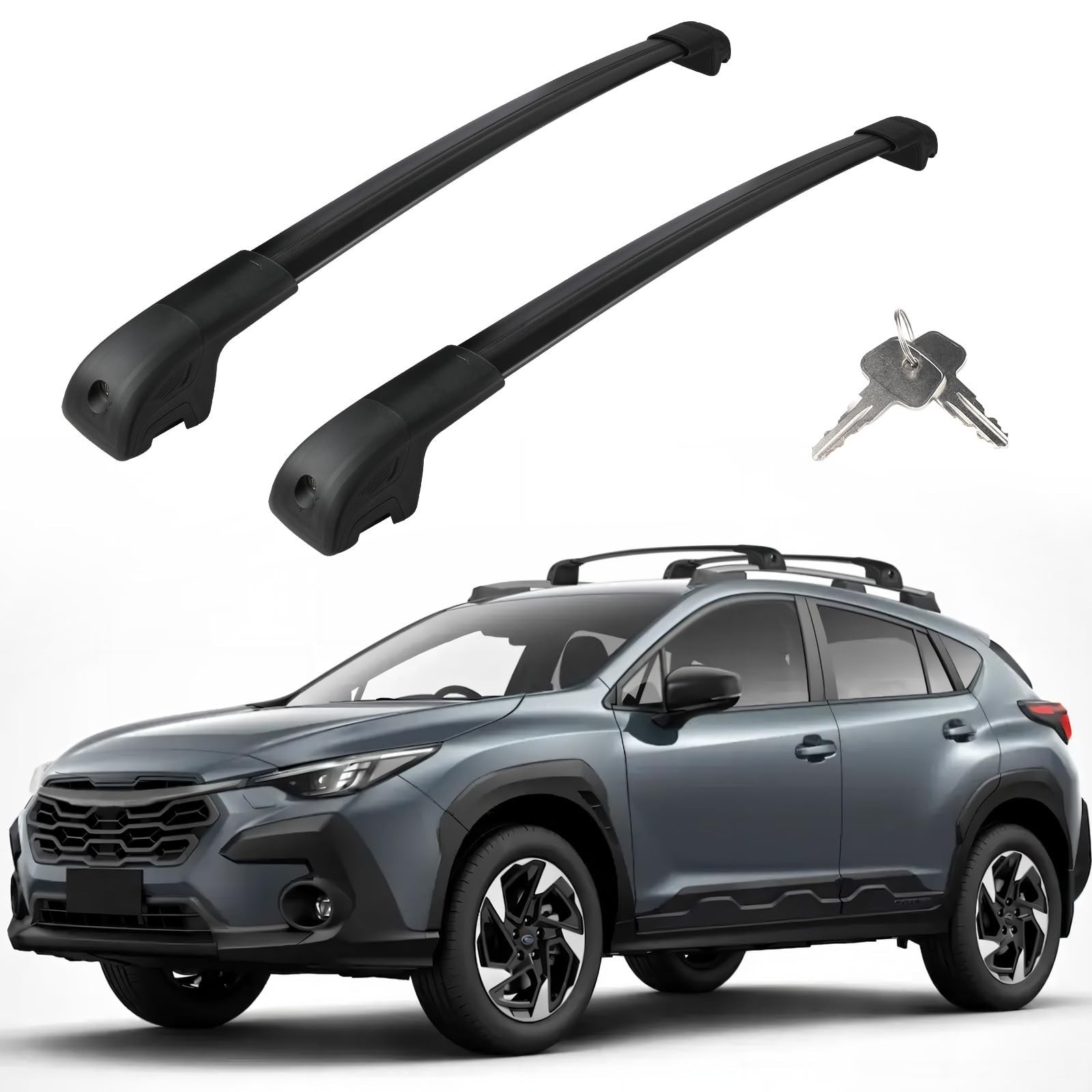 Roof Rack Cross Bars Compatible with Subaru Crosstrek 2024 2025, Adjustable A...