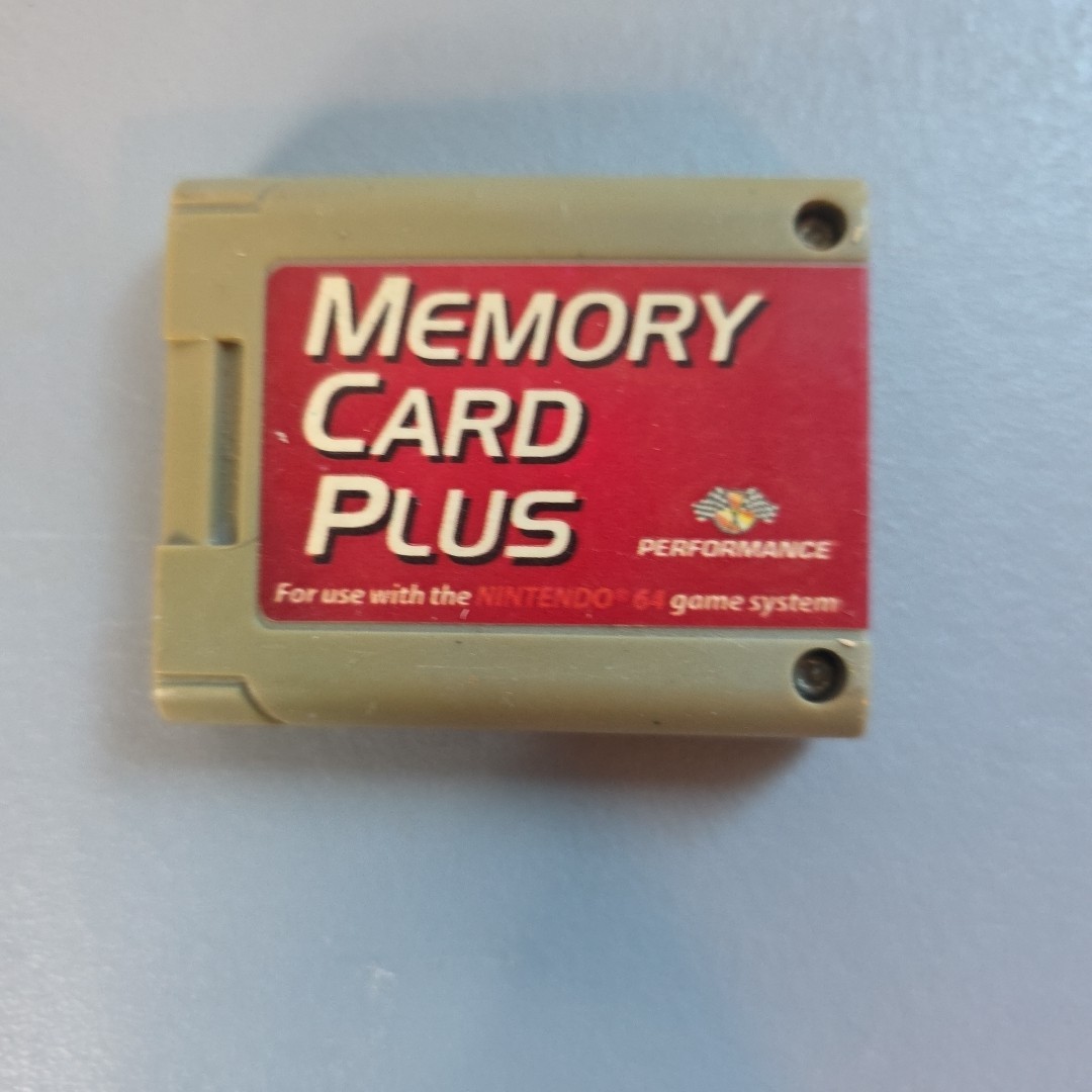 Nintendo 64 N64 Memory Card Plus Performance 4 Slots TESTED Sun Damaged 