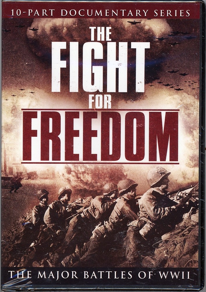 FIGHT FOR FREEDOM - THE MAJOR BATTLES OF WWII -2010 DVD SET