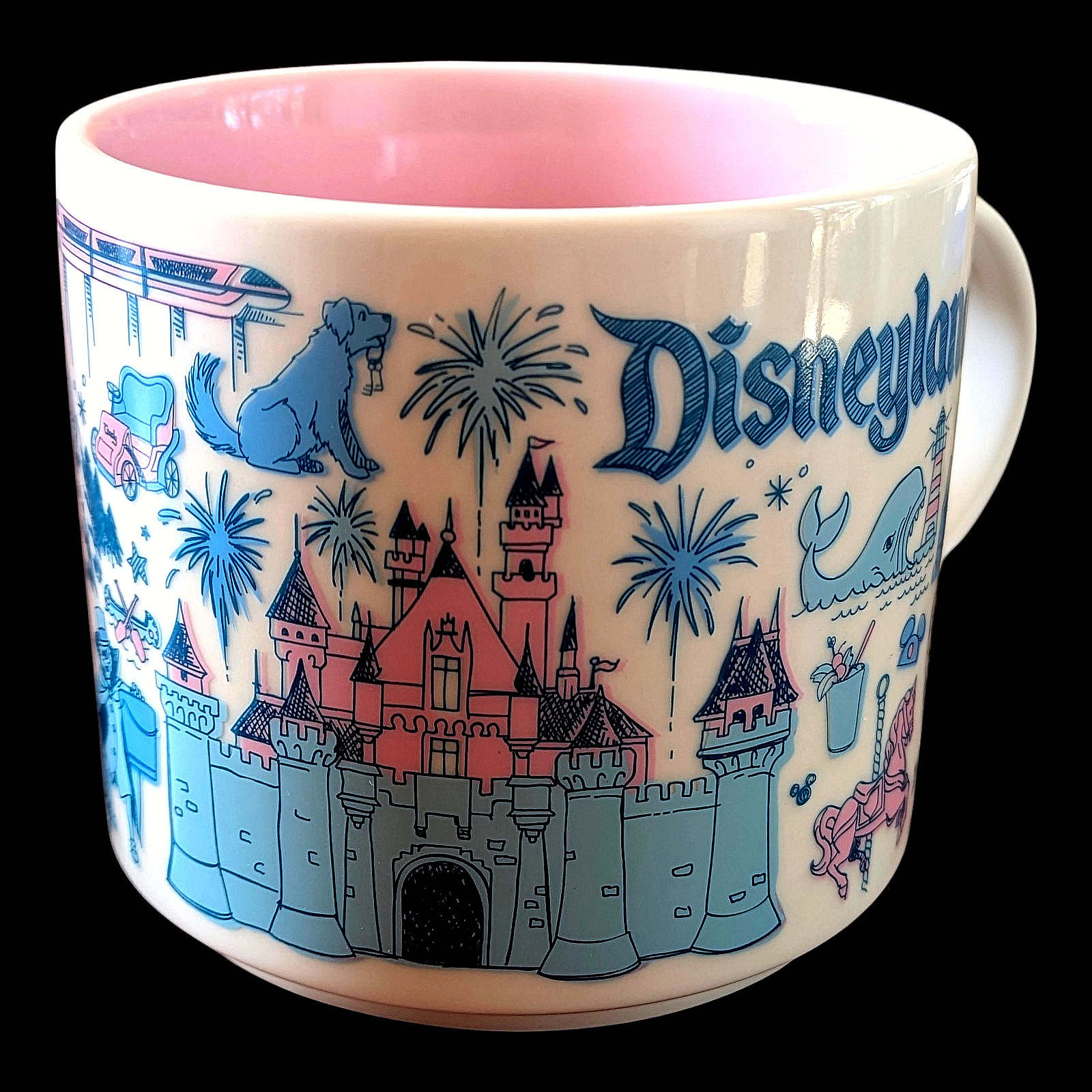 NEW IN BOX Disneyland Starbucks HAPPIEST PLACE Been There 2019 Pin Drop Mug 14oz