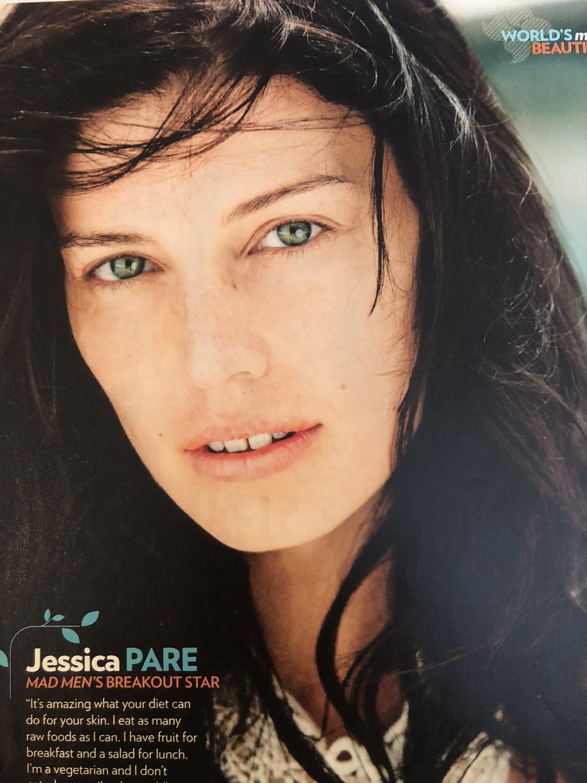 Jessica Pare Magazine Pinup Picture Ephemera