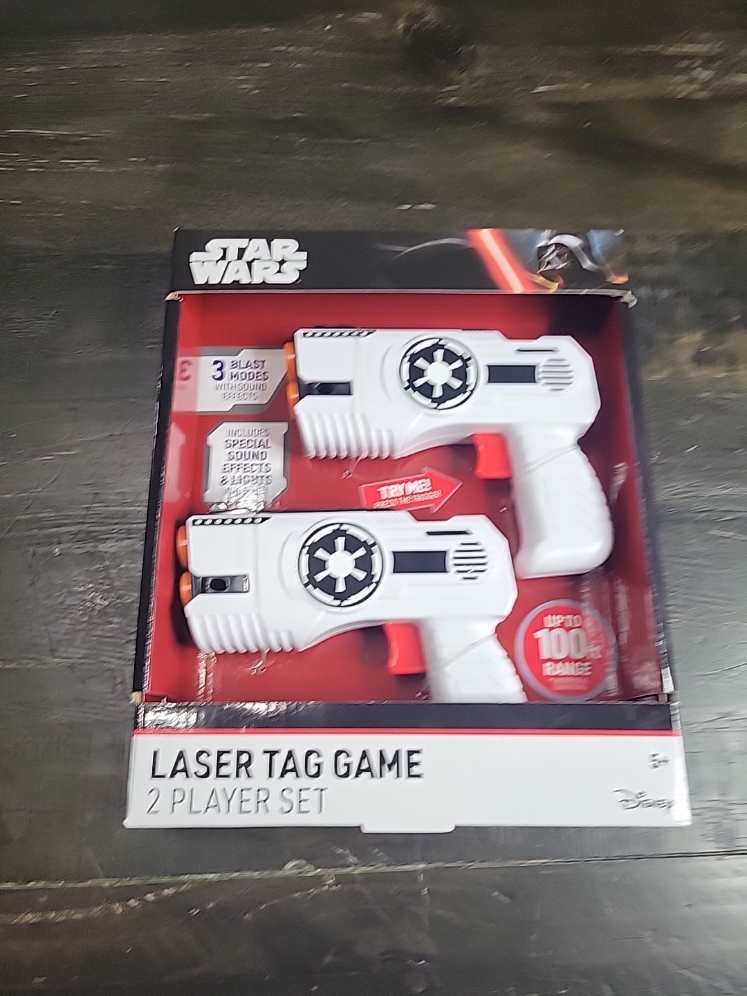 eKids Star Wars Laser Tag Blaster 2 Player Game Indoor & Outdoor  Disney New