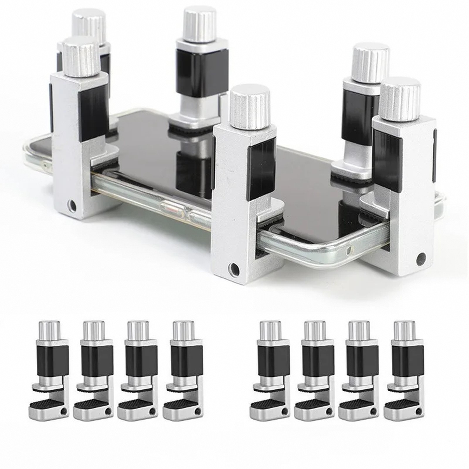 8 Pack Adjustable Phone Screen Repair Clamp Tools For Mobile Phone Tablet