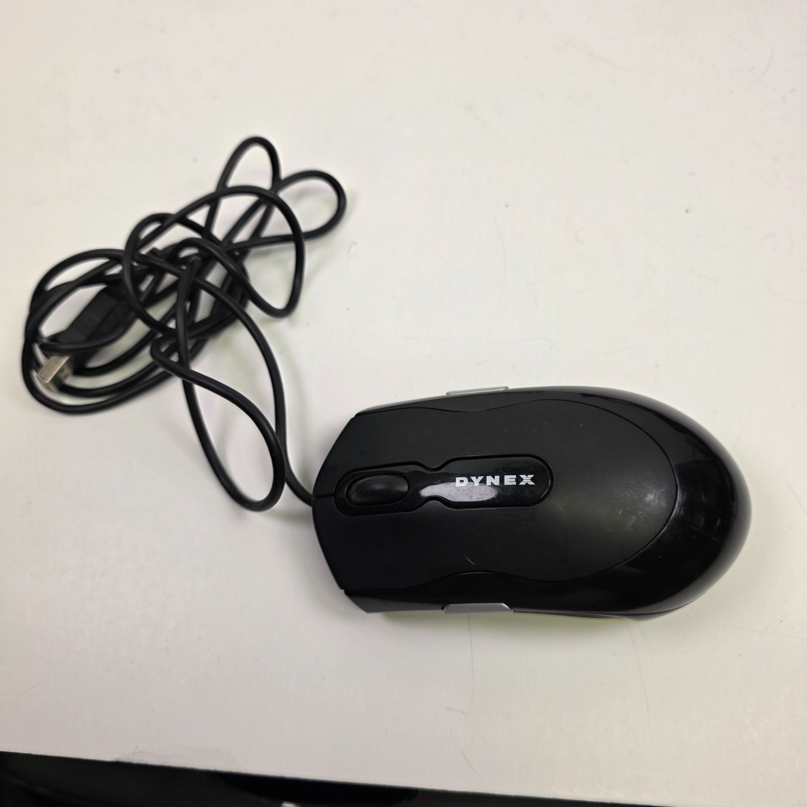 Dynex Optical Mouse DX-WMSE Wired Standard Black USB