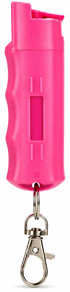 Burn Pink Pepper Spray Keychain 0.5oz OC Police Strength Self Defense Spray