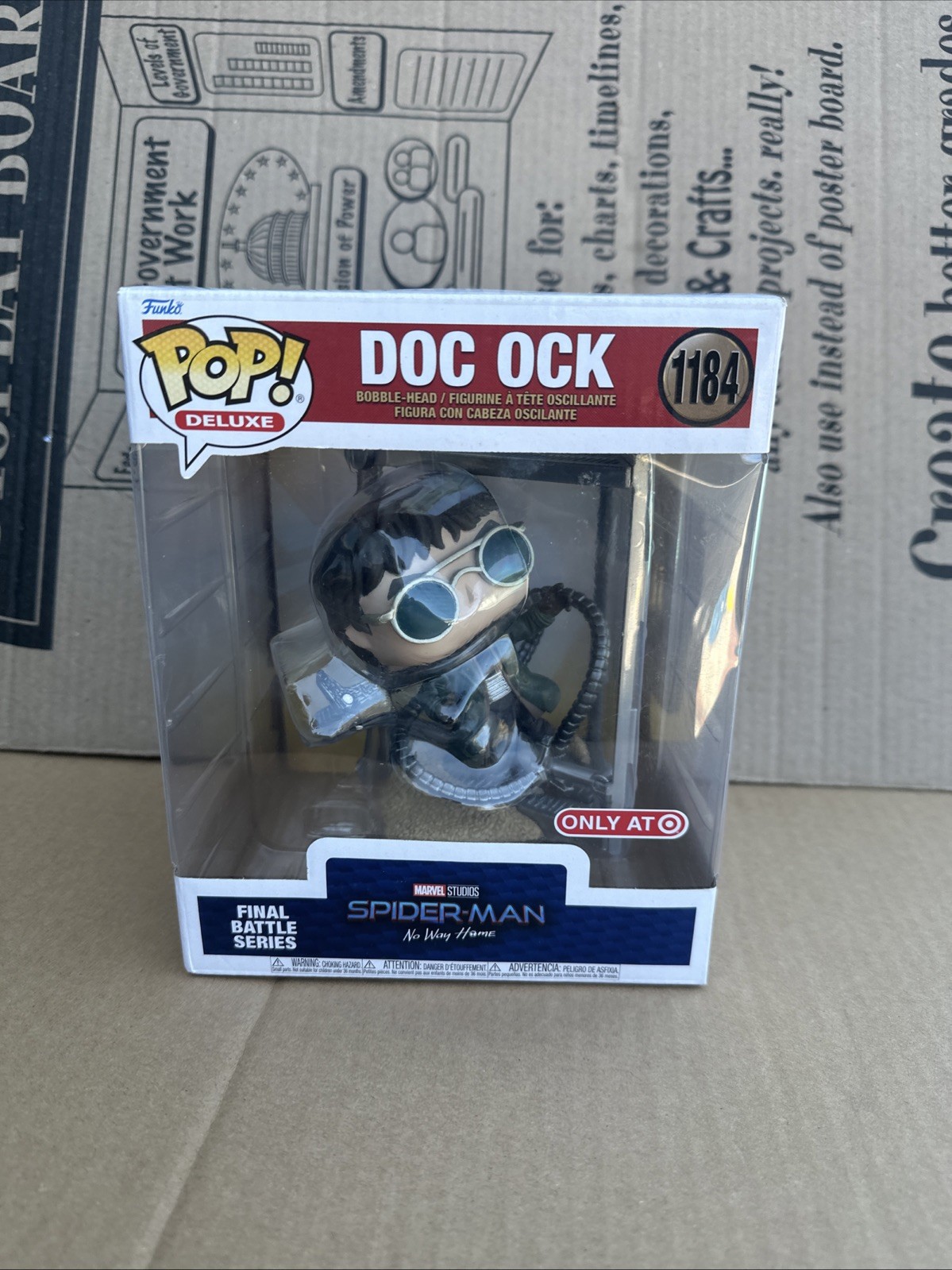 Doc Ock Deluxe Funko Pop Spider-Man NWH Final Battle Series 1184 Target Exsclus