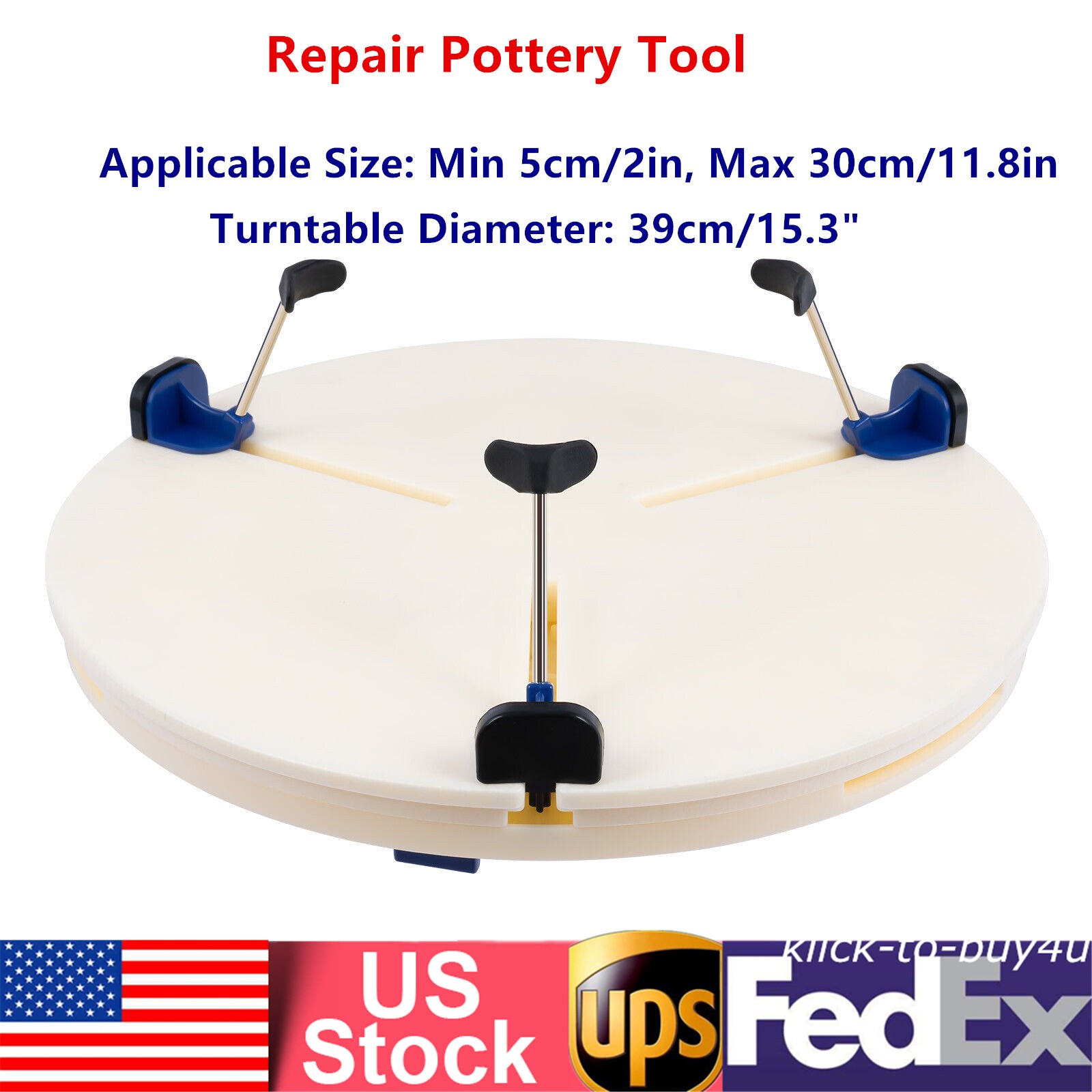 Pottery Wheel Ceramic Trim Holder Scrap Repair Pottery Tools Blank Repair Clamp