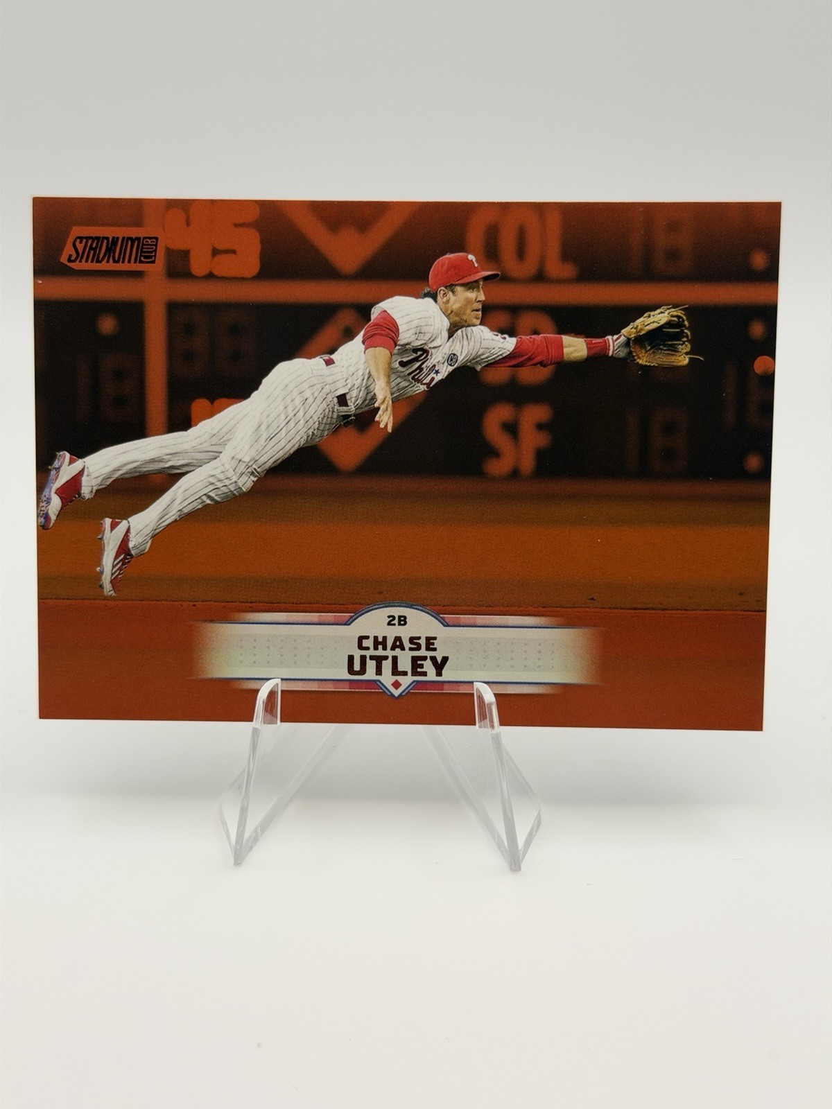 2025 Topps Stadium Club Chase Utley #173 Bronze Philadelphia Phillies