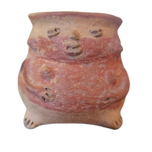 Pre-Columbian Gran Chiriquí Figural Pot 5.5in Ex-museum Provenance
