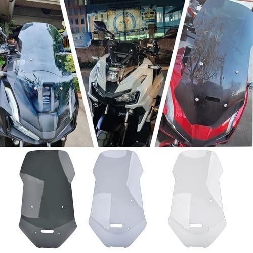 Motorcycle Flyscreen Windshield Windscreen Wind Defelctor Front Black Smoke