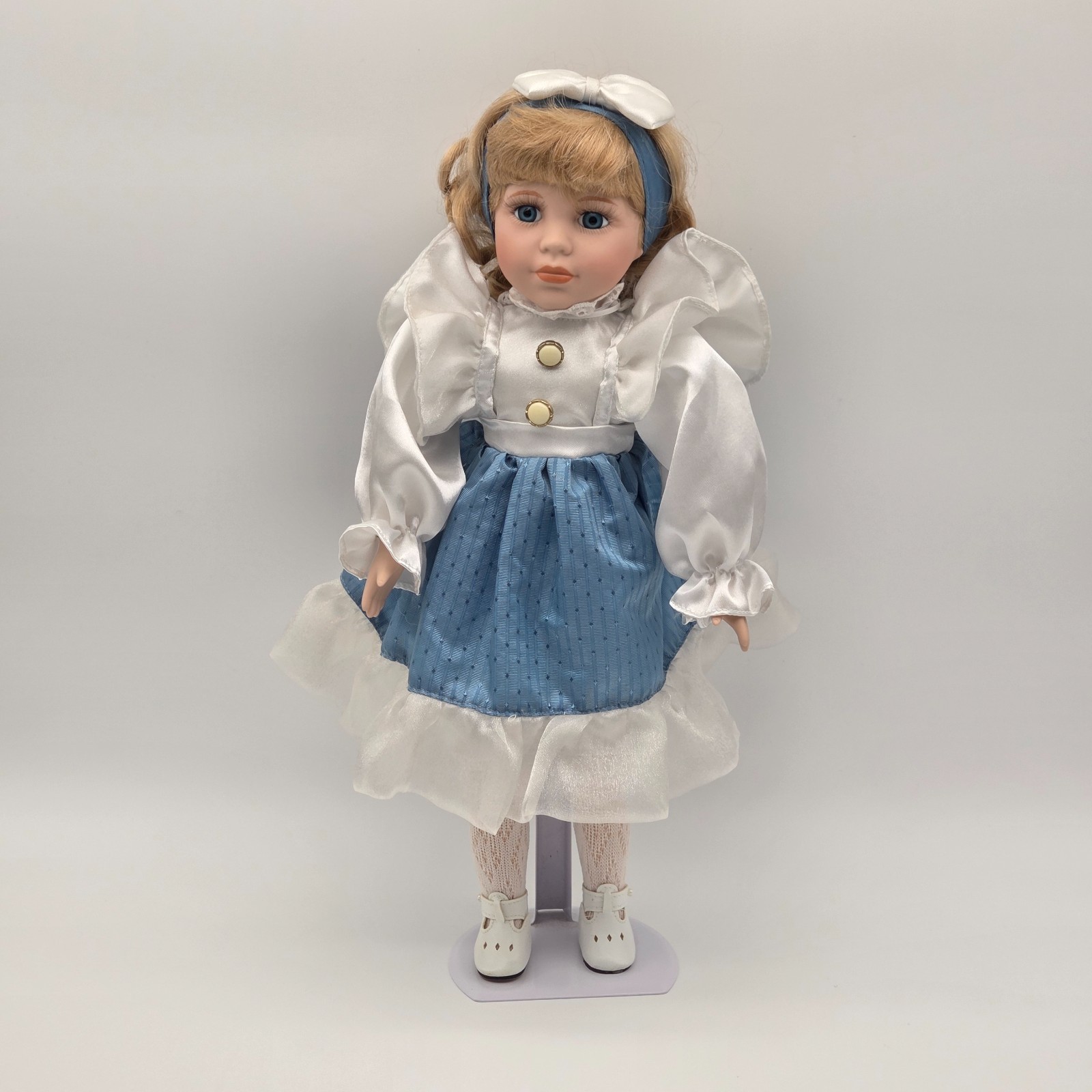 Lil' Miss Fancy- Treasures in Lace Doll with Stand, 17"