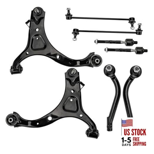  8Pcs Suspension Kit Front Lower Control Arm 07-12 Santa Fe&11-13 Sorento 8Pcs
