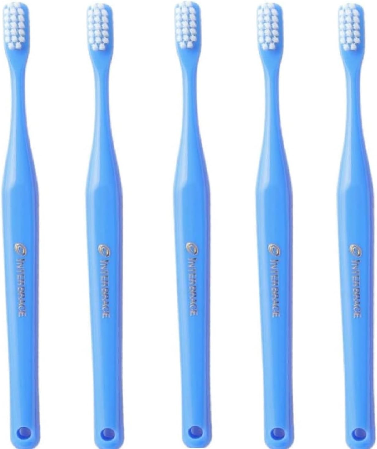 [Orthodontic toothbrush] Oral care for dental use [Set of 25] Interve Wraith Blu