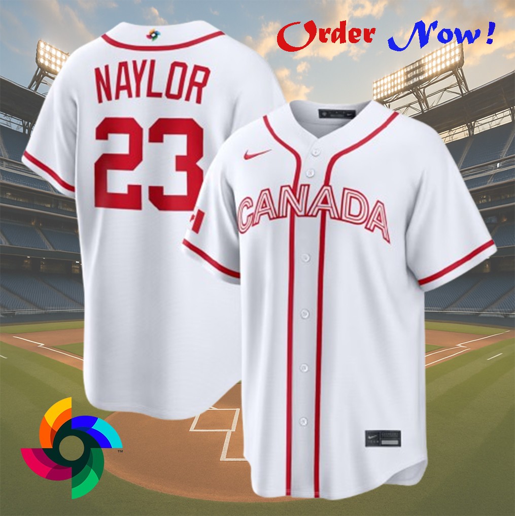 Bo Naylor #23 Team Canada World Baseball Classic 2026 Stitched Home Jersey