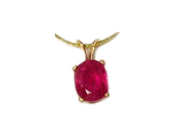 Antique 19thC 4½ct Celanese Ruby + 14ktGF Pendant: Medieval Shaman Divine Future
