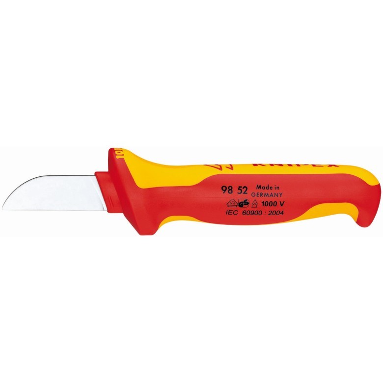 KNIPEX Tools - Cable Knife, 1000V Insulated (9852)