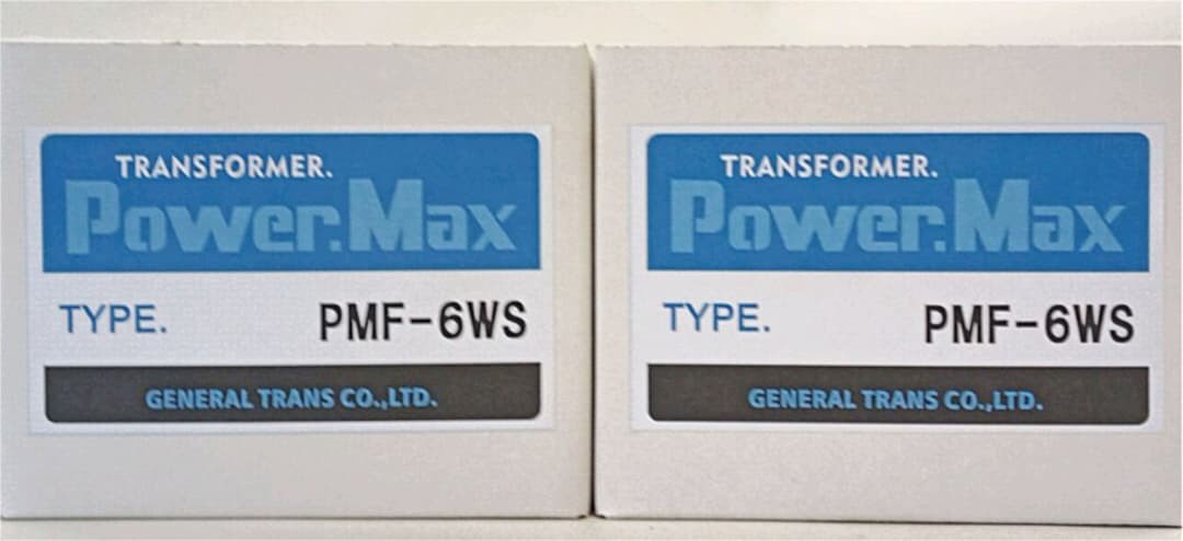General PMF-6WS Output Transformer 6W 20-40kHz Black Vertical Band 2pcs Used
