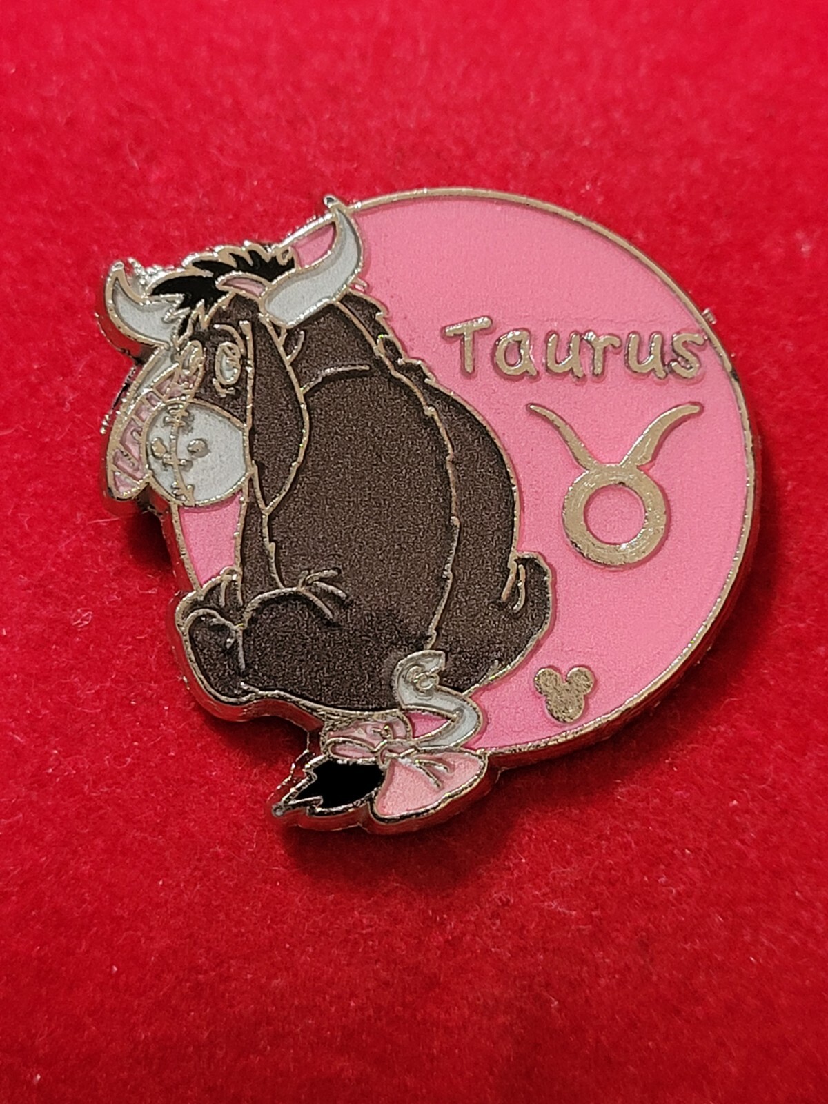 Disney Trading Pin, Hidden Mickey, Zodiac, Eeyore, Taurus, 2012