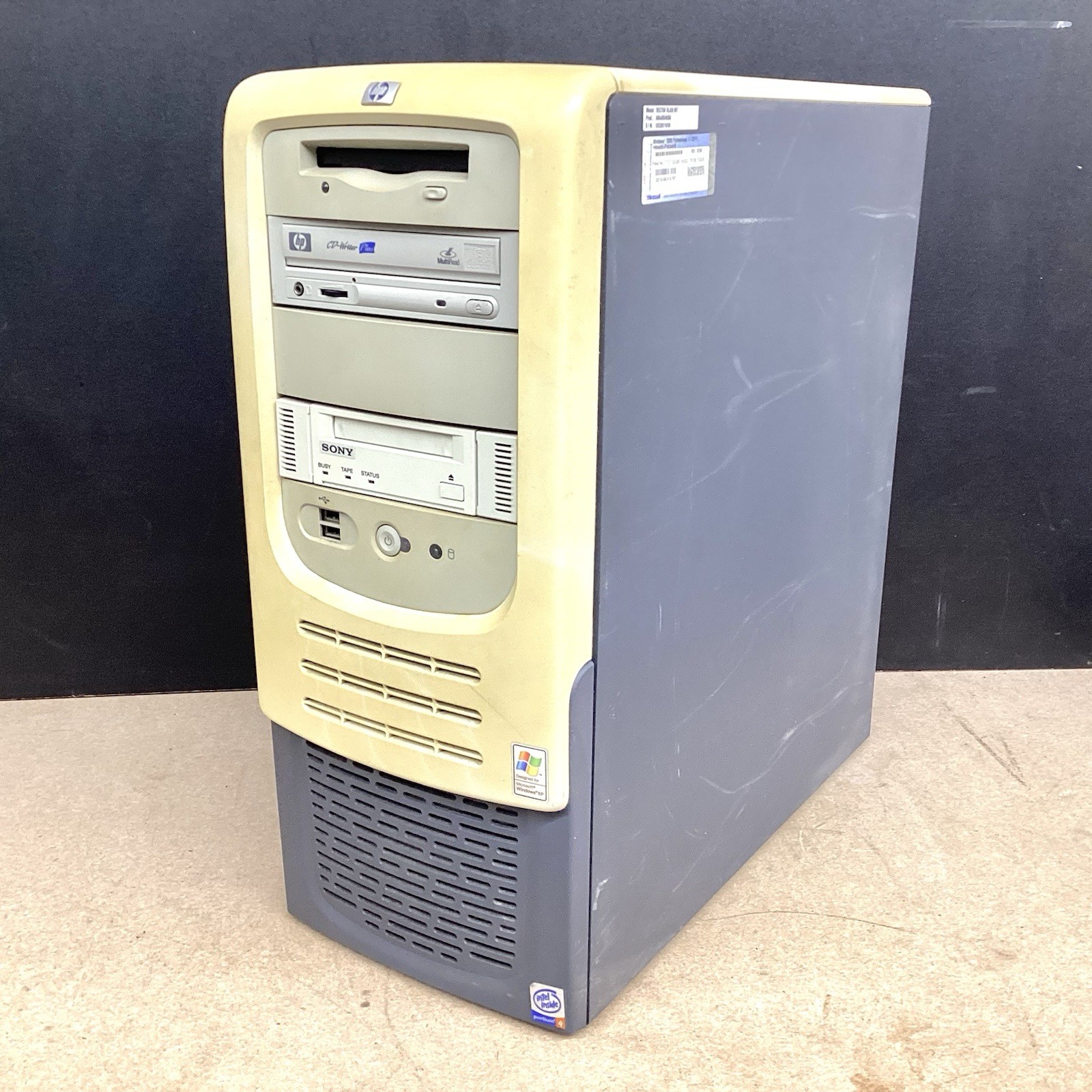 Vintage HP Vectra Desktop Computer VL420 Series Model Untested