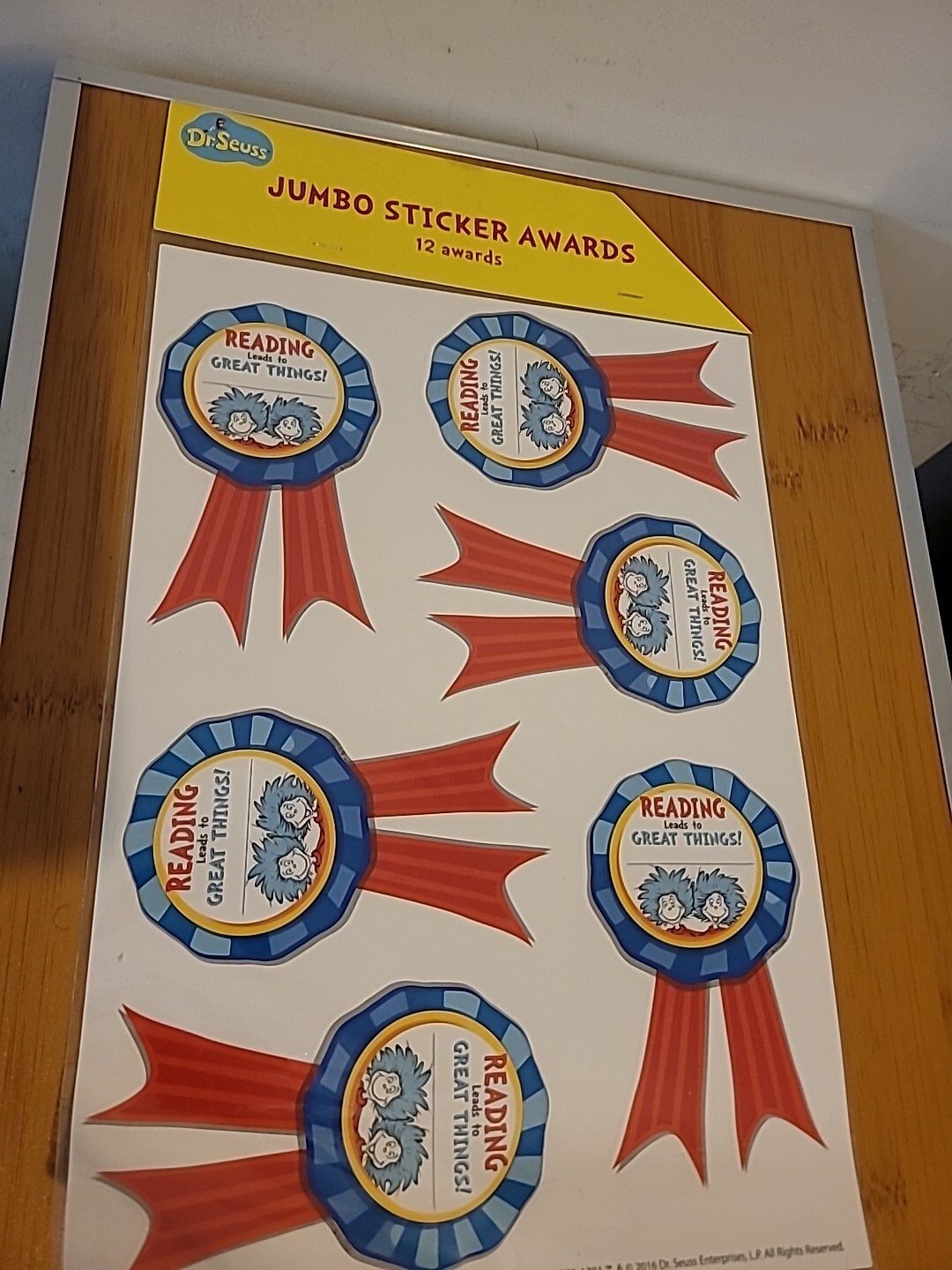 Dr. Suess Teacher Reading Appreciation Certificate/Tattoos/& Stickers