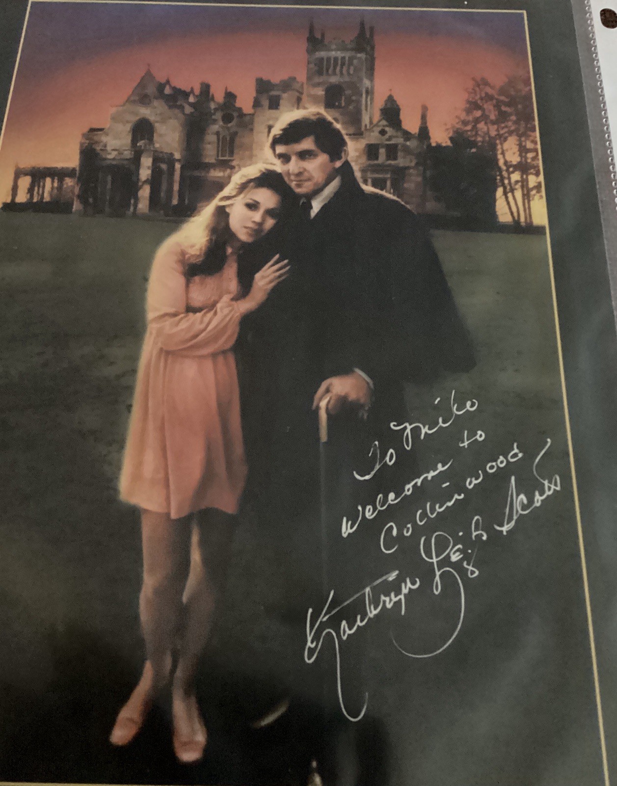 Dark Shadows , Kathryn Leigh Scott Autographed Photo, Original Television Signed