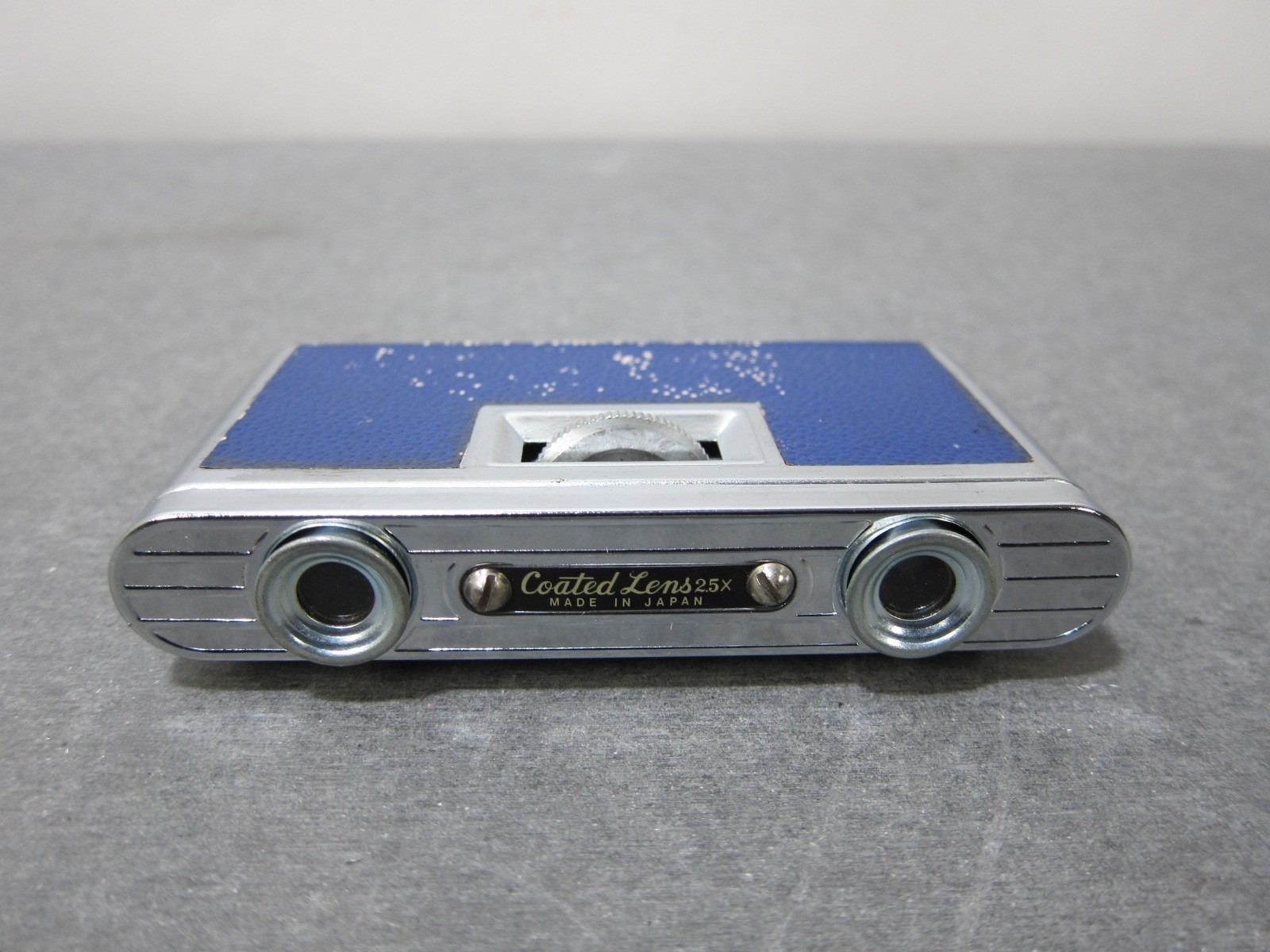 Travellers 2.5x Coated Lens Opera Festival Binoculars Blue Japan Vintage