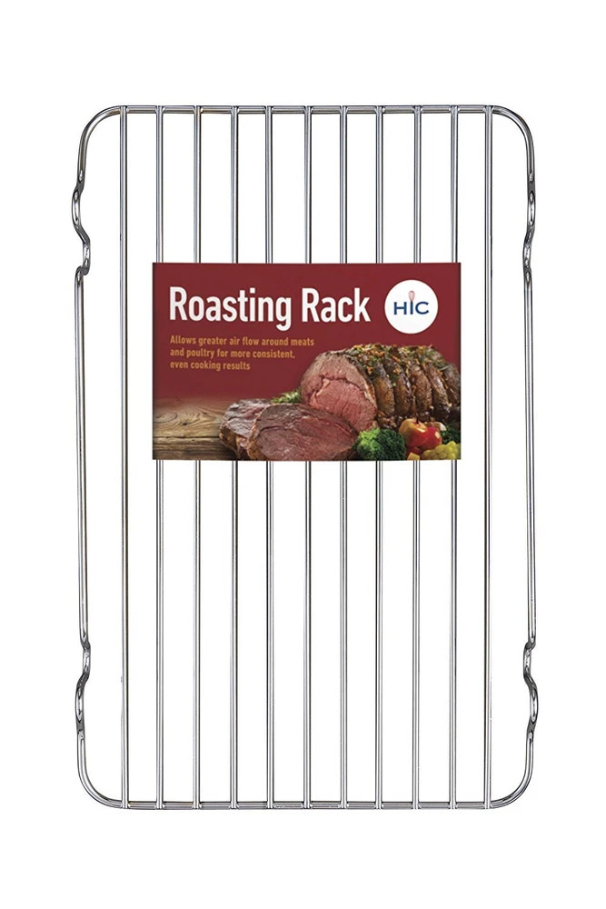 Chrome Plated Steel Roasting Rack for Baking Broiling Beef Chicken Vegetabl