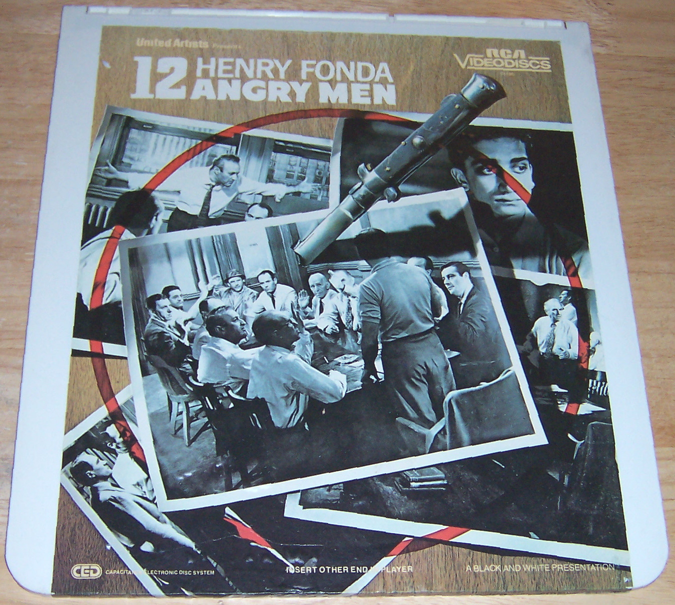 Vintage 1983 VIDEODISC 12 Angry Men Henry Fonda R1
