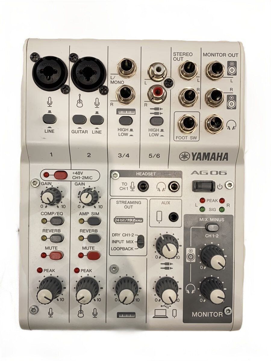 Yamaha Mixer Ag06MK2 Live Streaming Used