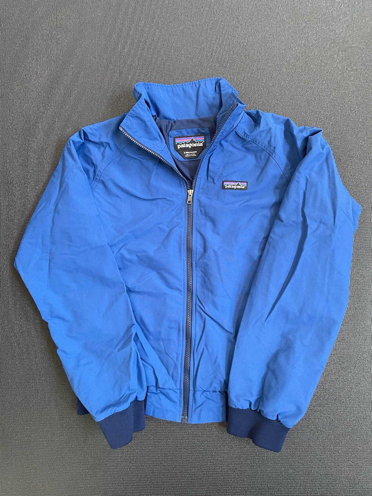 Patagonia Baggies Jacket Full Zip Mens Small Blue
