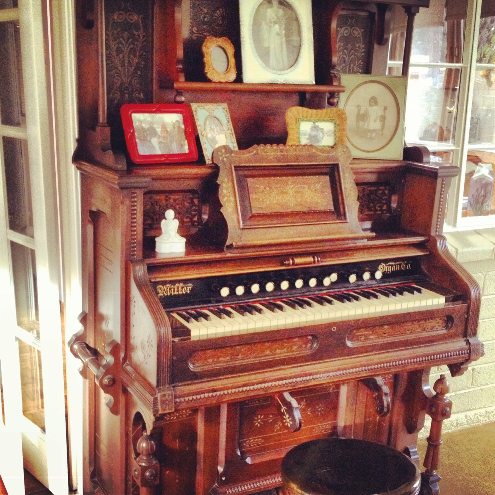 Victorian Pump Organ Beautiful But Fragile Working Condition