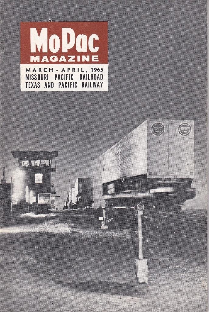MP Missouri Pacific Railroad - "MP Lines Magazine" - 1965 march-april