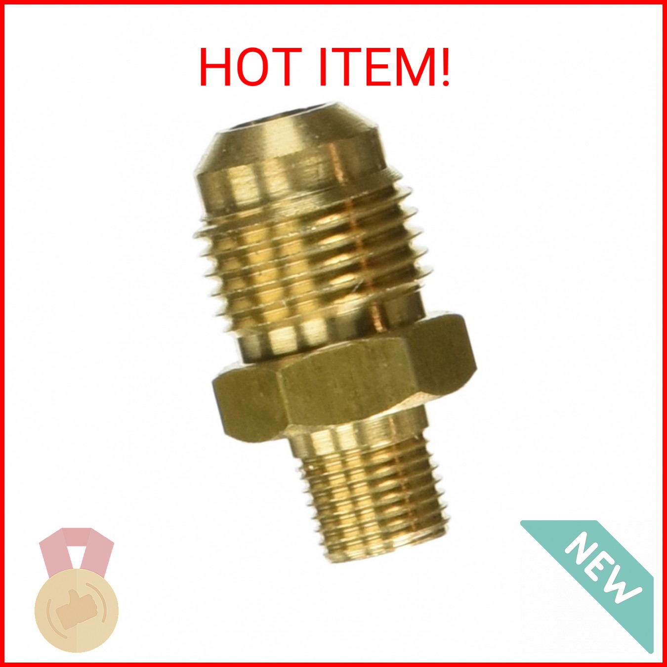 Bayou Classic 5235 Orifice Connector Brass