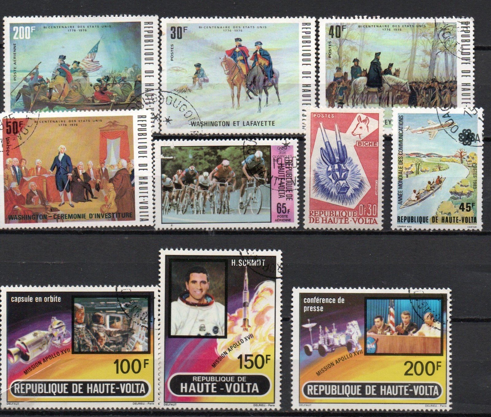 Yanstamps: Upper Volta(Burkina Faso) stamps collection set#2