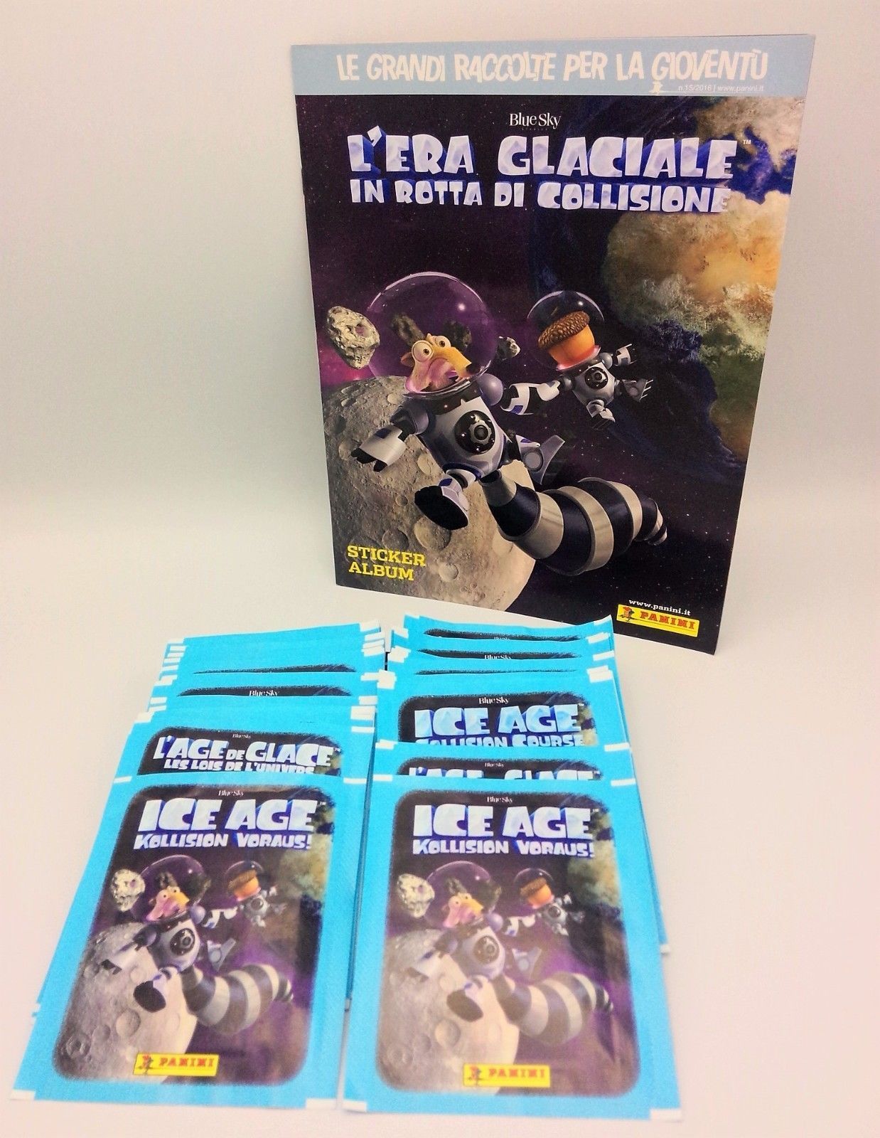 Empty Album + 50 Packets Ice Age Collision Course Panini