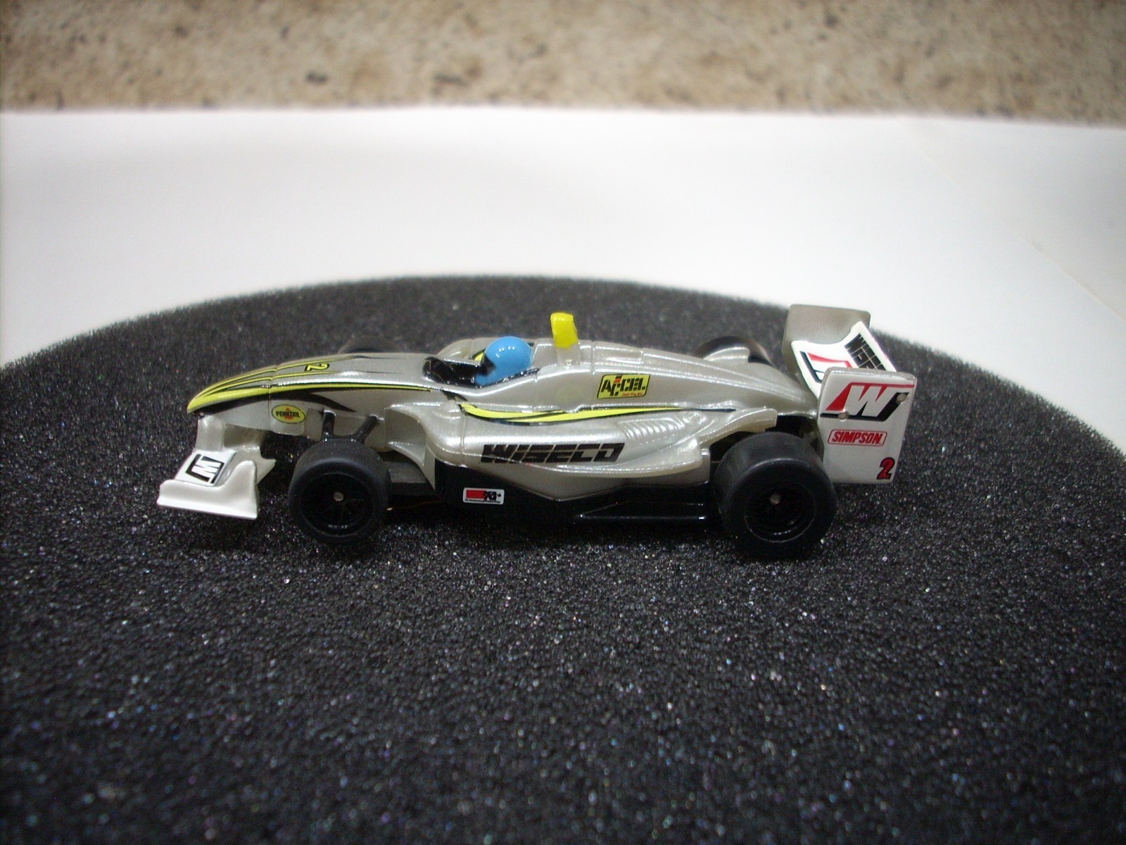 AFX WISECO #2 F1 INDY MEGA G SLOT CAR (RARE)