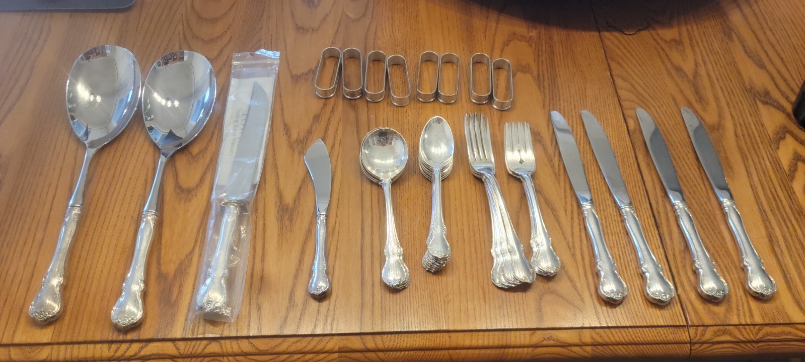 towle sterling silver flatware french provincial