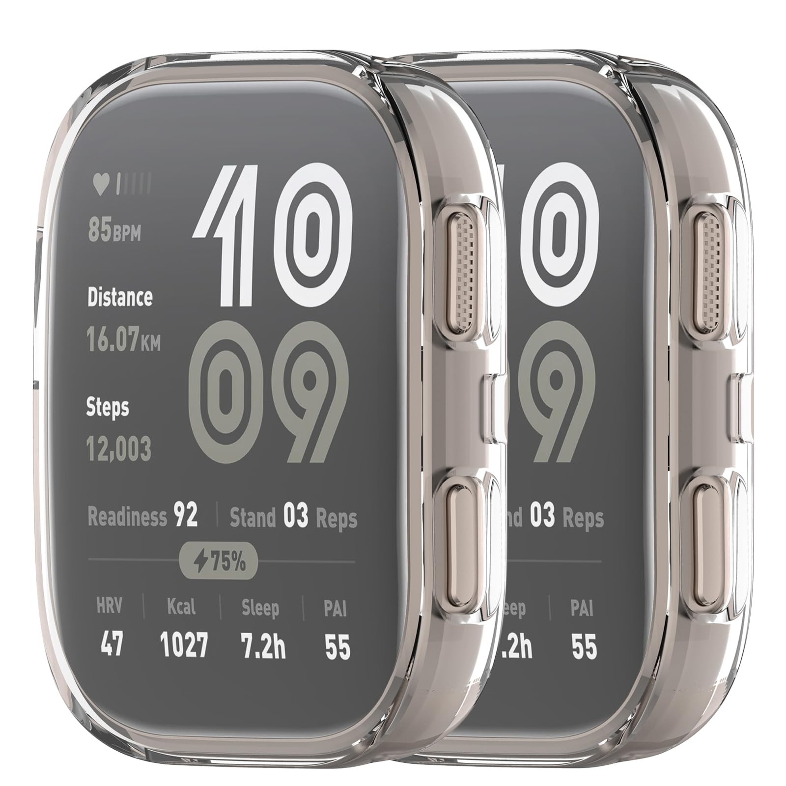 Screen Protector Case Compatible with Amazfit Bip 6 Smartwatch, Soft TPU... 