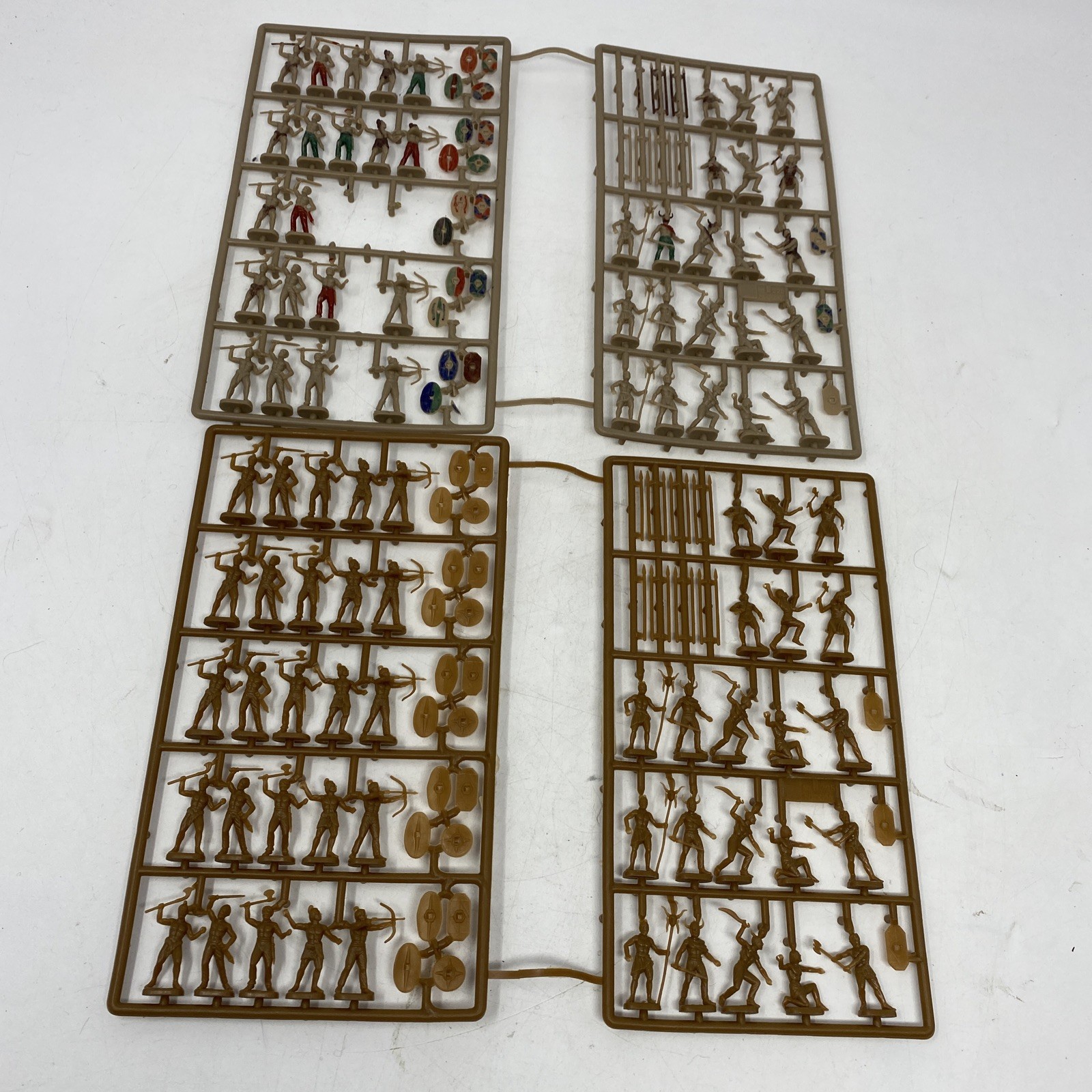ESCI ERTL # 238 - 1/72 scale Muslim Warriors - 2 Sets Out Of Box Some Paint