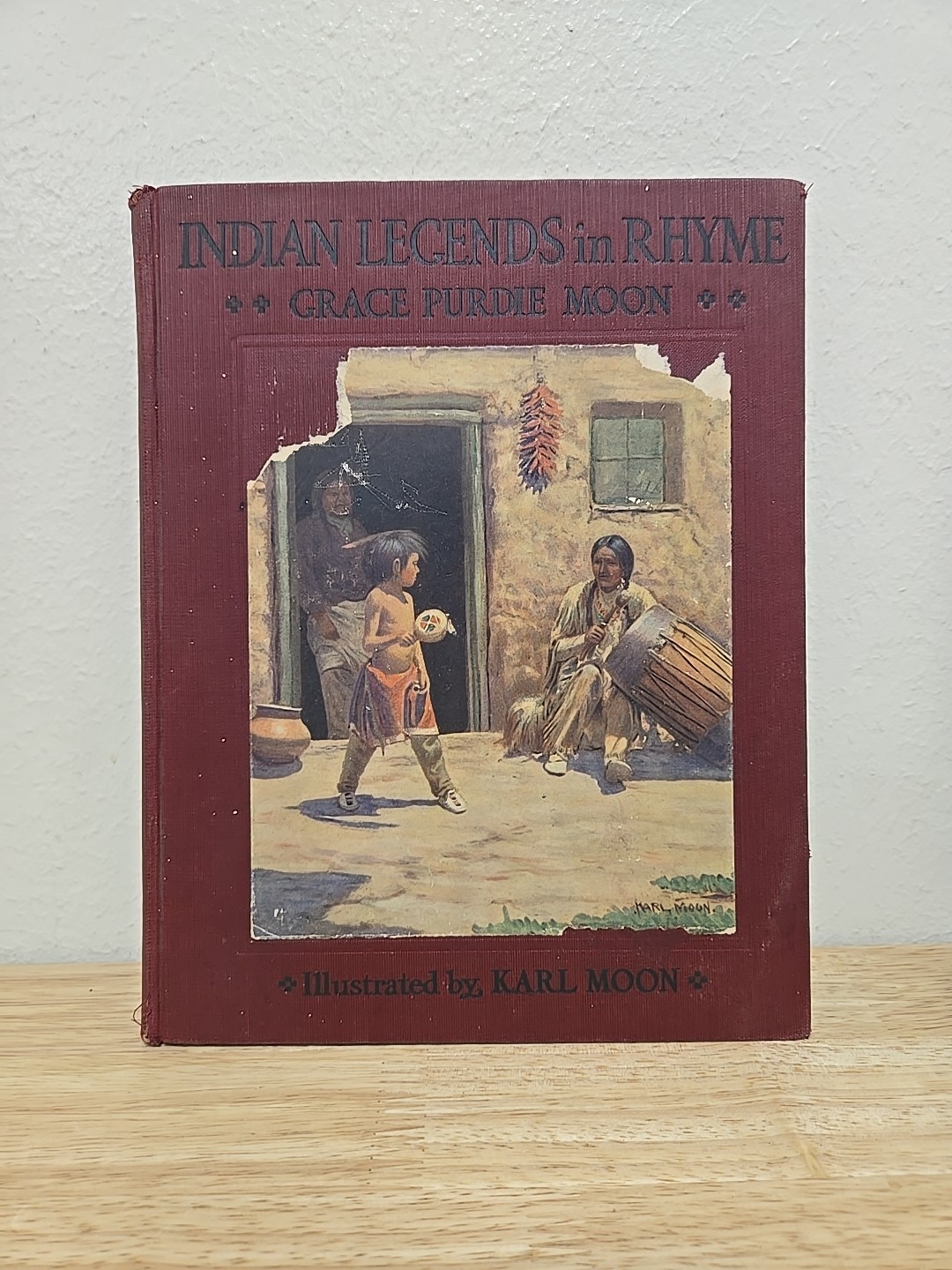1917 Vintage Book: Indian Legends In Rhyme By Grace & Karl Moon