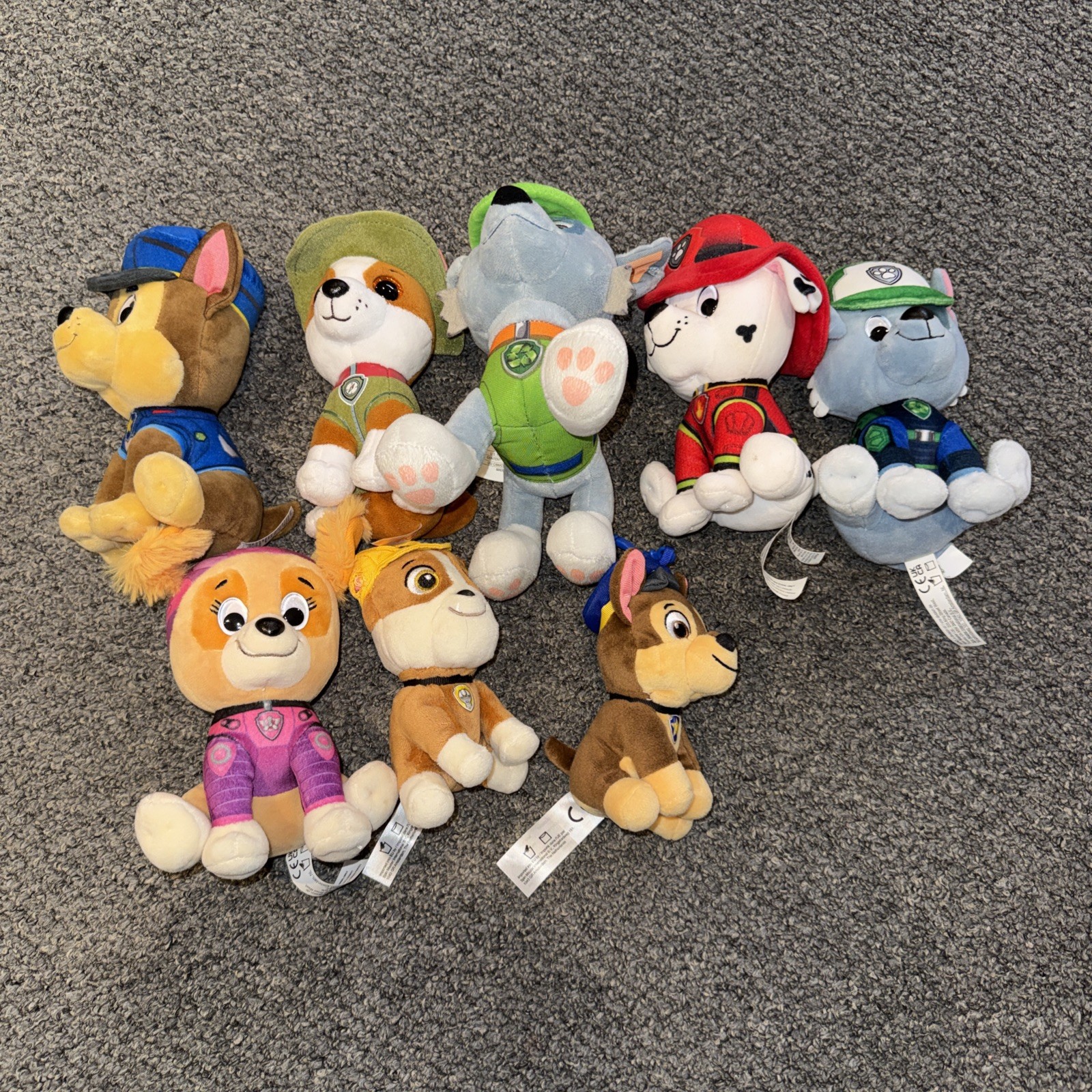 Mixed Lot Of Paw Patrol Stuffies, Characters as Shown In Picture.