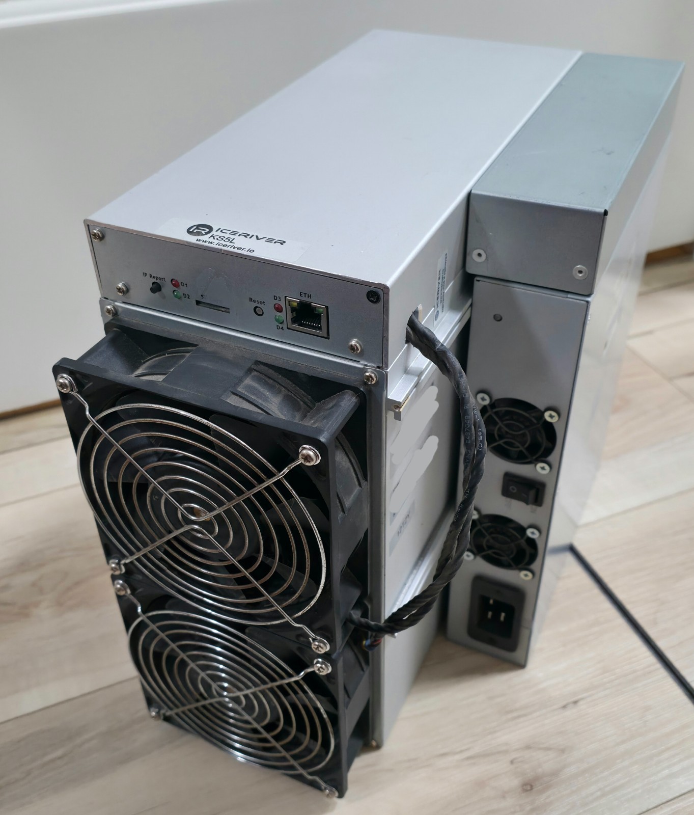 IceRiver KS5L Kaspa Miner 12T miner. In US and Ready to Ship. Bad PSU.