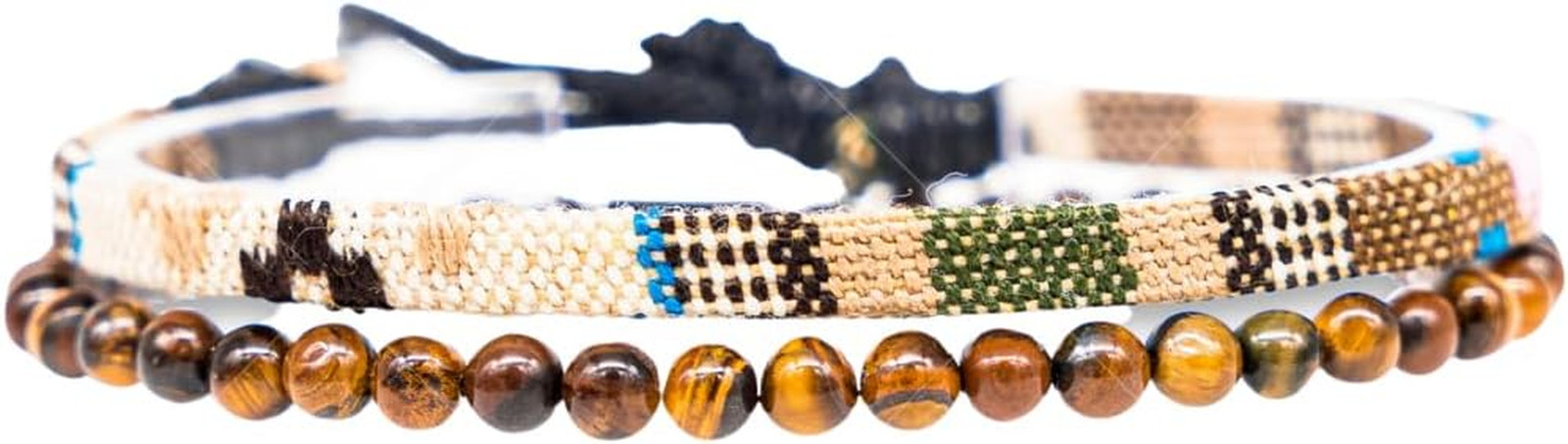 2 Pcs Boho Surfer Bracelets for Men and Women Waterproof and Adjustable Beach Br