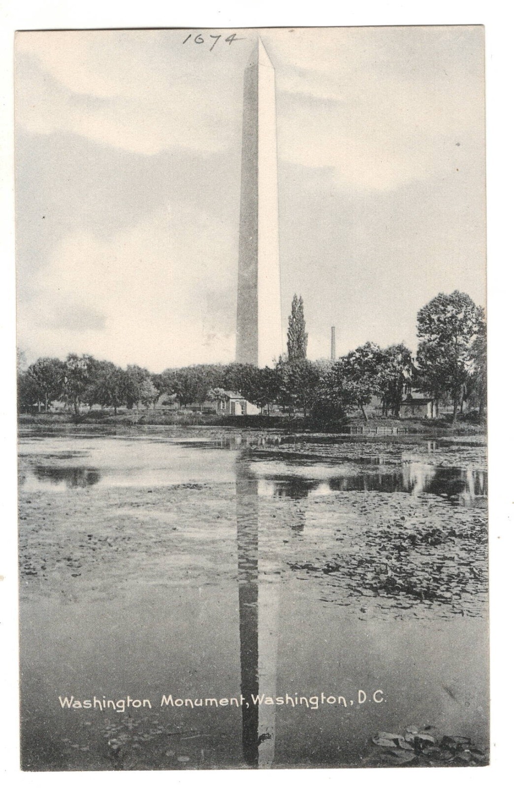 Washington Monument Washington DC Rotograph 1906 View Postcard