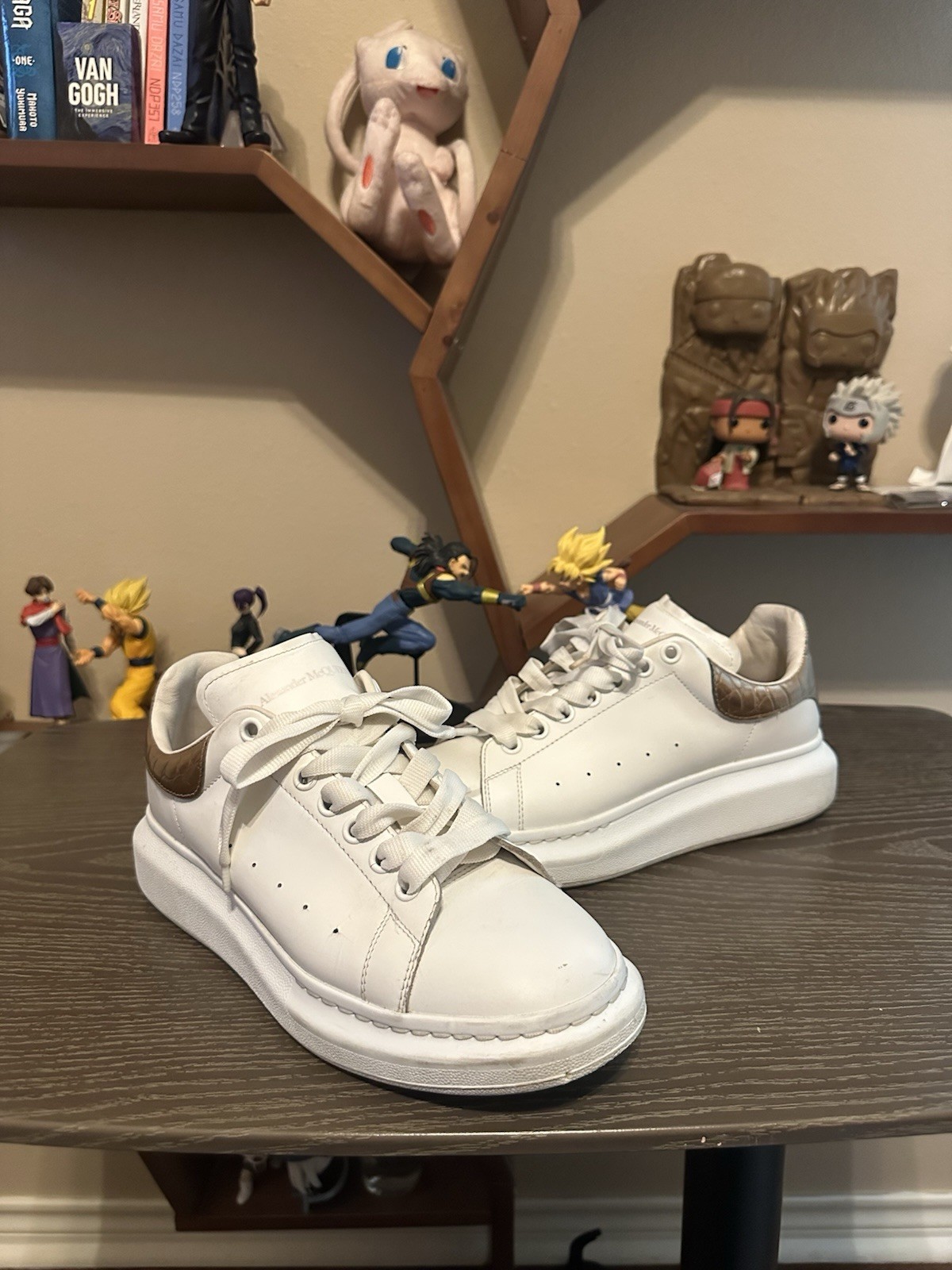 Alexander McQueen Shoes Size 42 Bronze Croc Heel