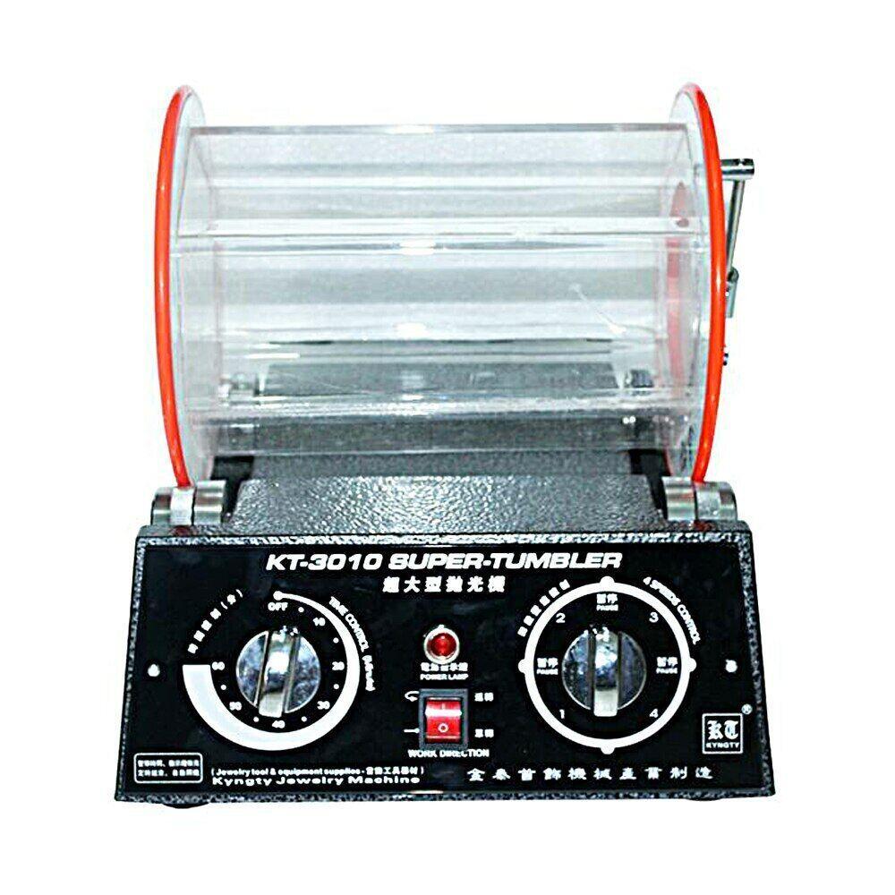 KT3010 Rotary Polishing Machine Remove Rust Metal Burrs Coin Cleaning 220/110V