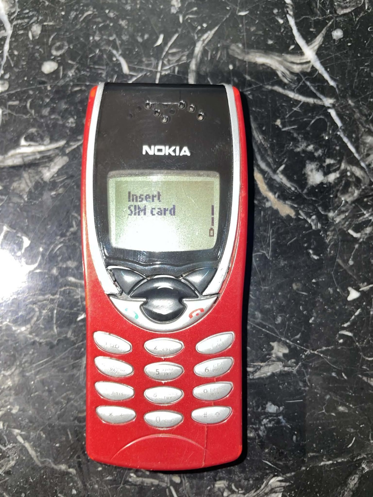 Nokia 8210 Cell Phone Red Working ( Read Description)